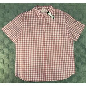 NWT Hawker‎ Rye Short Sleeve Basketweave Slim Button Up Size 2XL